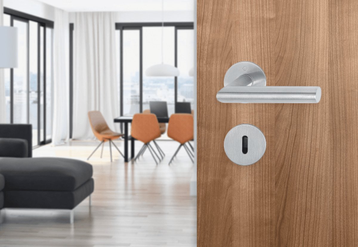 Dørvrider Amsterdam for innvendige dører dørtykkelse 35-43mm dører rustfritt matt