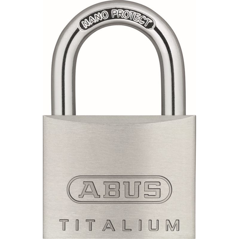 Hengelås 64TI/40 4pk (lik nøkkel) aluminium titalium