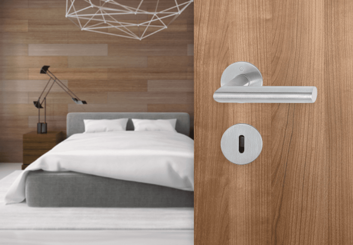 Dørvrider Amsterdam for innvendige dører dørtykkelse 35-43mm dører rustfritt matt